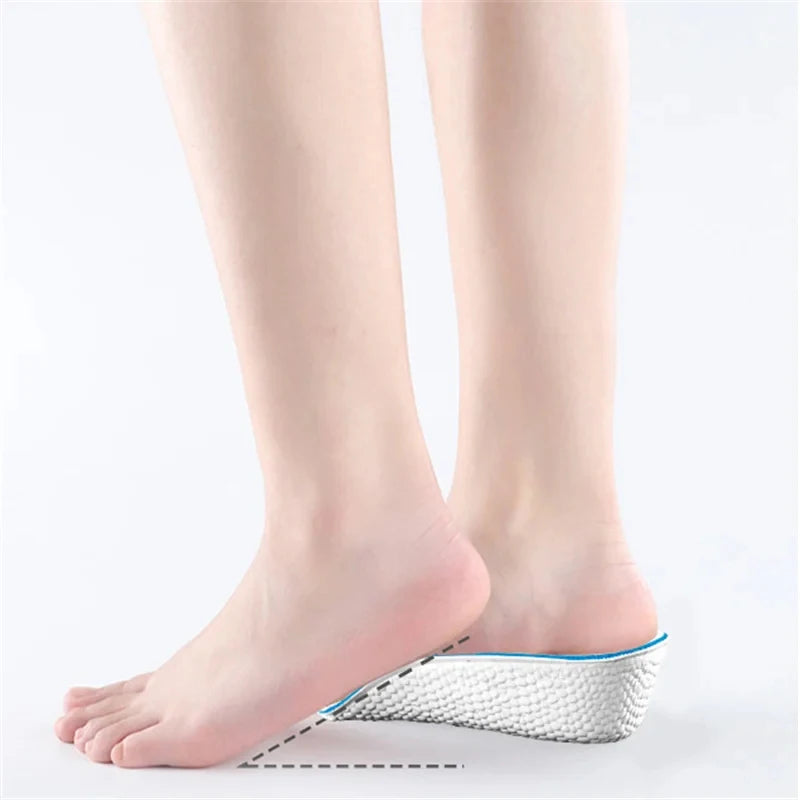 Soft Height Increase Insoles Sneakers Heel Lift Memory Foam Light Weight Shoe Pads for Men Women Arch Support Orthopedic Insoles