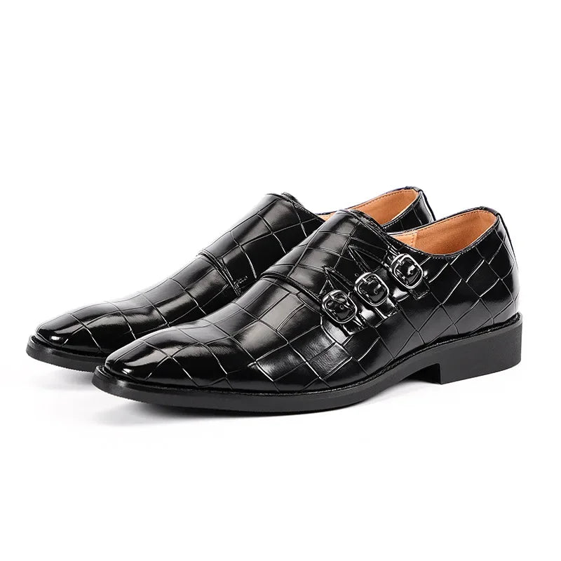 Slip on Dress Shoes Men Oxfords Fashion Business Office Men's Shoes Classic Luxury Leather Male Suits Shoes Italian Wedding Shoe