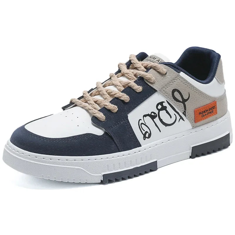 Men Skate Shoes Spring Niche Skate Shoes Men Trendy Versatile Thick Soled Sports and Leisure Skate Shoes Trendy Shoes