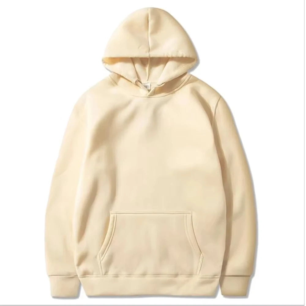 Men's Casual Hoodies Women's Fleece Warm Hoodies Spring Autumn Pullovers Fashion Black Multiple Colour Oversized Sweatshirts Top