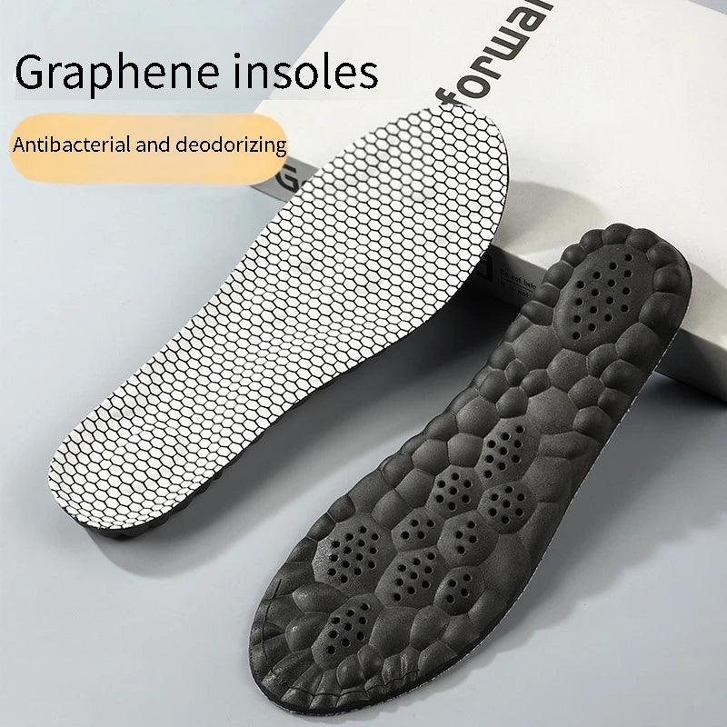 Arch Support Orthopedic Insoles for Feet Graphene Antibacterial Shoes Insole Quality Shock Absorbing Sports Fitness Shoe Sole