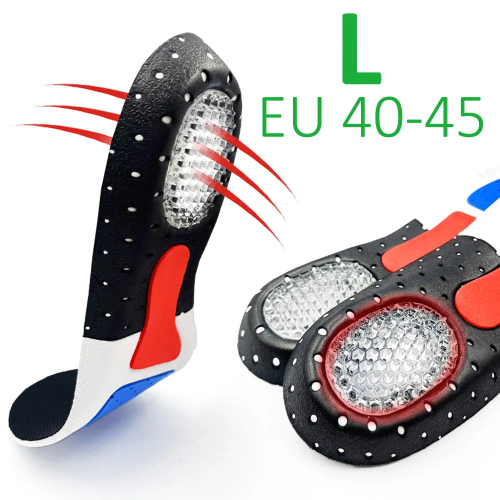 WINRUOCEN Unisex For Plantar fasciitis High Arch Support Insoles Premium PVC Orthopedic Shoes Sole Sports Feet Care Insert