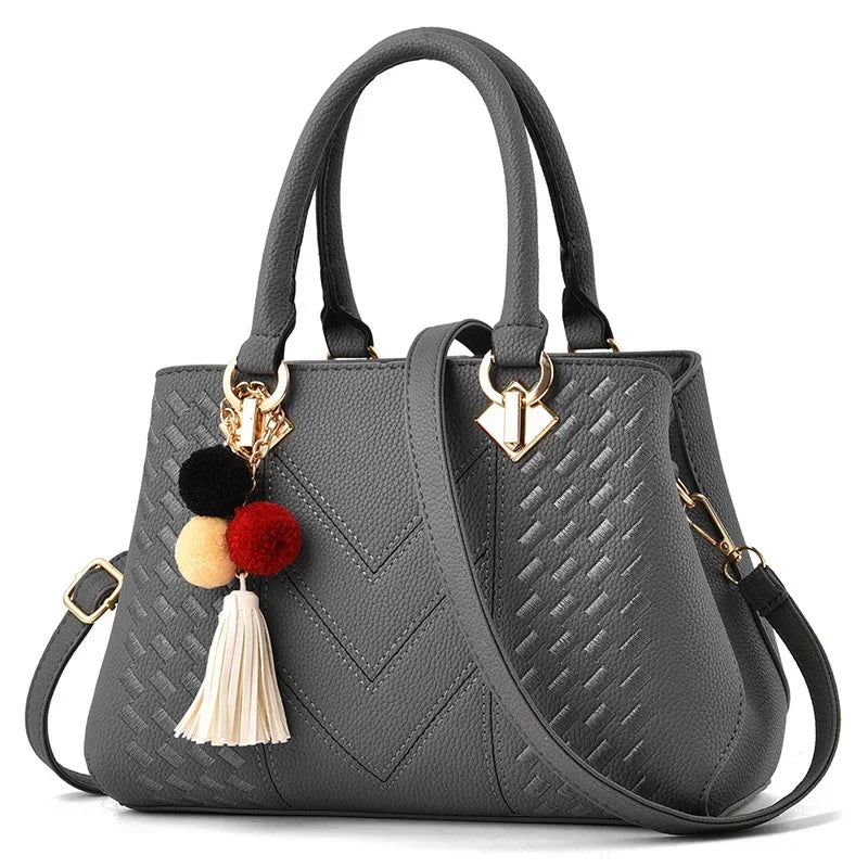 New Woman Shoulder Bag Large Capacity Handbag for Women Crossbody Bag PU Portable Bucket Bag Ladies Messenger Bags Tote Bags