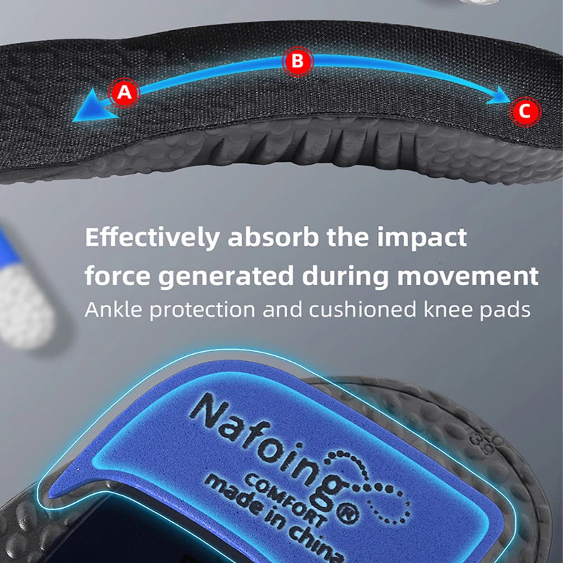1 Pair Sports Insoles Elastic Running Insole For Shoes Arch Support Insole Absorption Deodorant Breathable Insoles