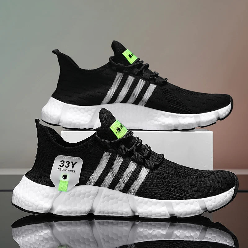 High Quality Summer Men Shoes Comfortable Sneakers Breathable Running Shoes for Men Mesh Tennis Sport Shoes