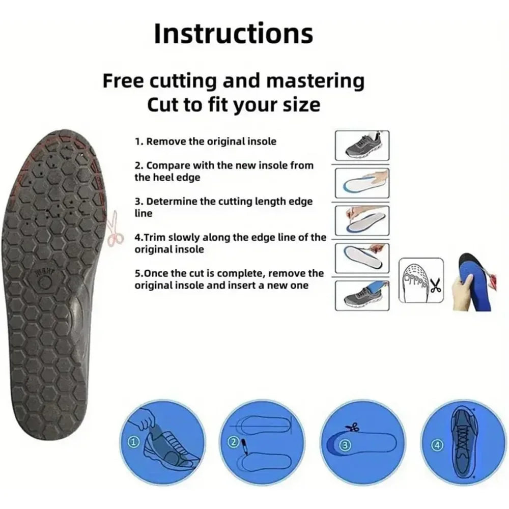 Acupressure Insoles, Orthopedic Insoles for Men Women, Shoes Insoles, Shock Absorption Insoles, Magnetic Insoles for Weight Loss