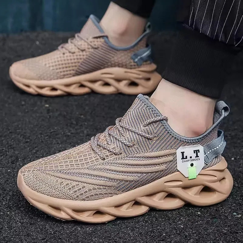 Summer Sneakers for Men Breathable Comfortablen Mesh Casual Running Shoes Outdoor Lightweight Luxury Casual Tennis Sneaker