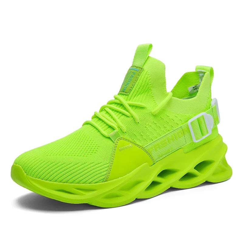 2025 Men's Shoes Fashion Lightweight Breathable Mesh Sports Shoes Outdoor Leisure Slow Walking Running Shoes Large Size 38-46