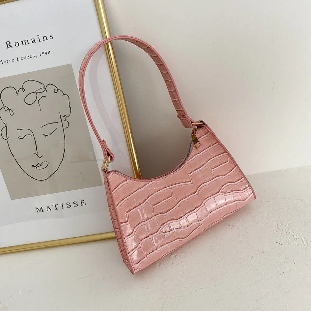 Fashion Exquisite Shopping Bag Retro Casual Women Totes Shoulder Bags Female Leather Solid Color Chain Handbag for Women сумка