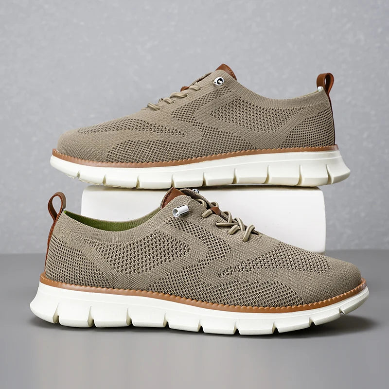 Summer men's Casual Shoes,Driving,Hiking,Wear-Resistant,Knitted Mesh,Breathable,lightweight, Color Matching Design,Sports Shoes