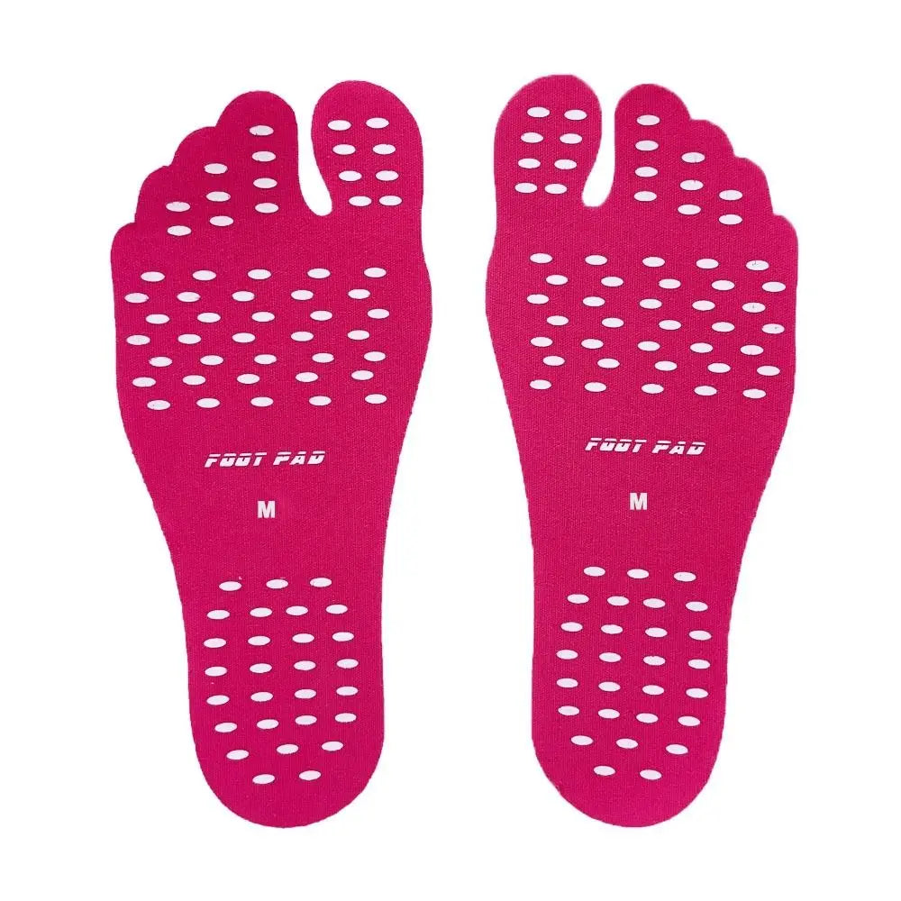 Anti Slip Adhesive Insoles Non-slip Barefoot Stick Beach Shoes Footpads Sticker Silica Gel Invisible Shoe Pad Swim Pool