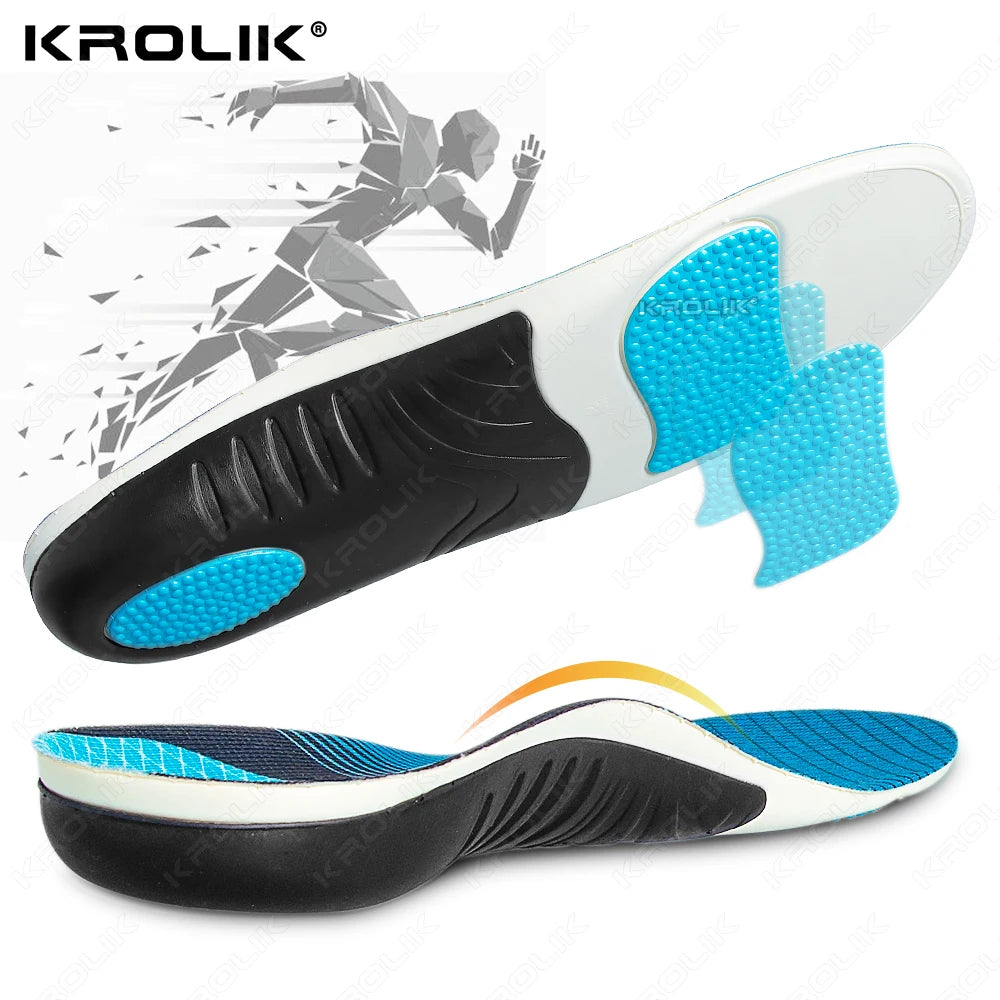 1 Pair Orthopedic Insoles Orthotics Flat Foot Health Sole Pads for Shoes Insert Arch Support Pad for Plantar Fasciitis Feet Care