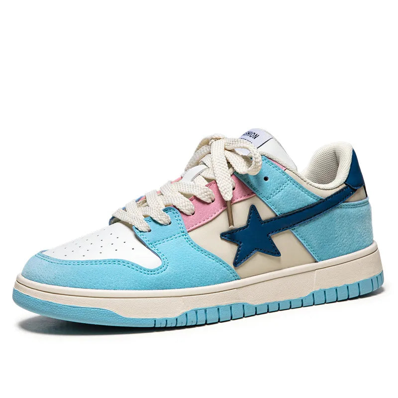Fashionable men's and women's sports sneakers, breathable casual sneakers, rubber outsole, outdoor street large size