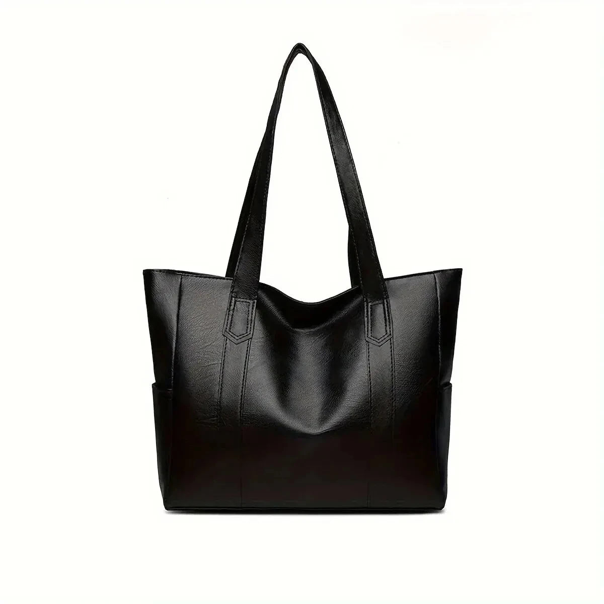 1pc Vintage Large Capacity Tote Bag Retro Vegan Shoulder Bag Women's Casual Handbag For Commute