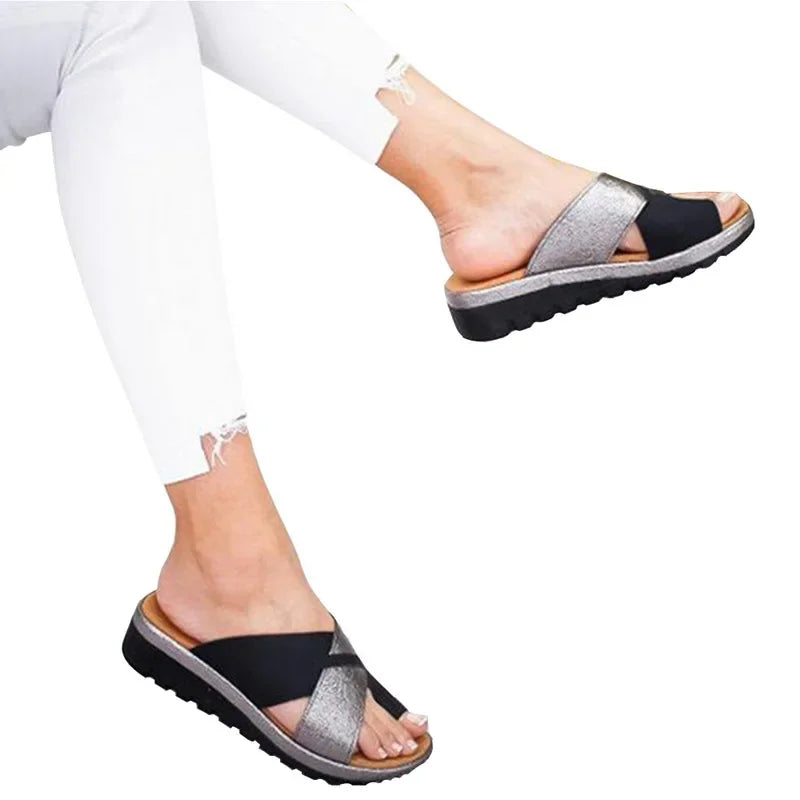 Women Shoes Slippers Orthopedic Bunion Corrector Comfy Platform Ladies Casual Big Toe Correction Sandal Sandalias De Mujer