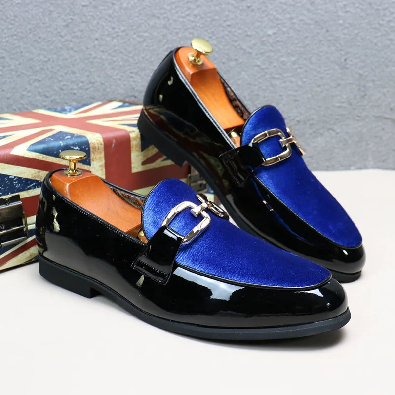 Novel Designer Suede Green Brwon Black Pointed Wedding Oxford Shoes Men Casual Loafers Formal Dress Footwear Zapatos Hombre