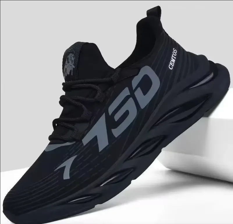 Men's casual light mesh sports shoes summer breathable cool running shoes fashion soft sole comfortable non slip male's sneakers