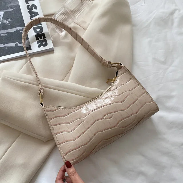 Fashion Exquisite Shopping Bag Retro Casual Women Totes Shoulder Bags Female Leather Solid Color Chain Handbag for Women сумка