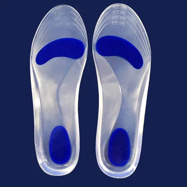 Silicon Orthopedic Insoles Gel Medical Insoles for Shoes Men Women Flat Foot Arch Support for Plantar Fasciitis Relief Shoe Pad