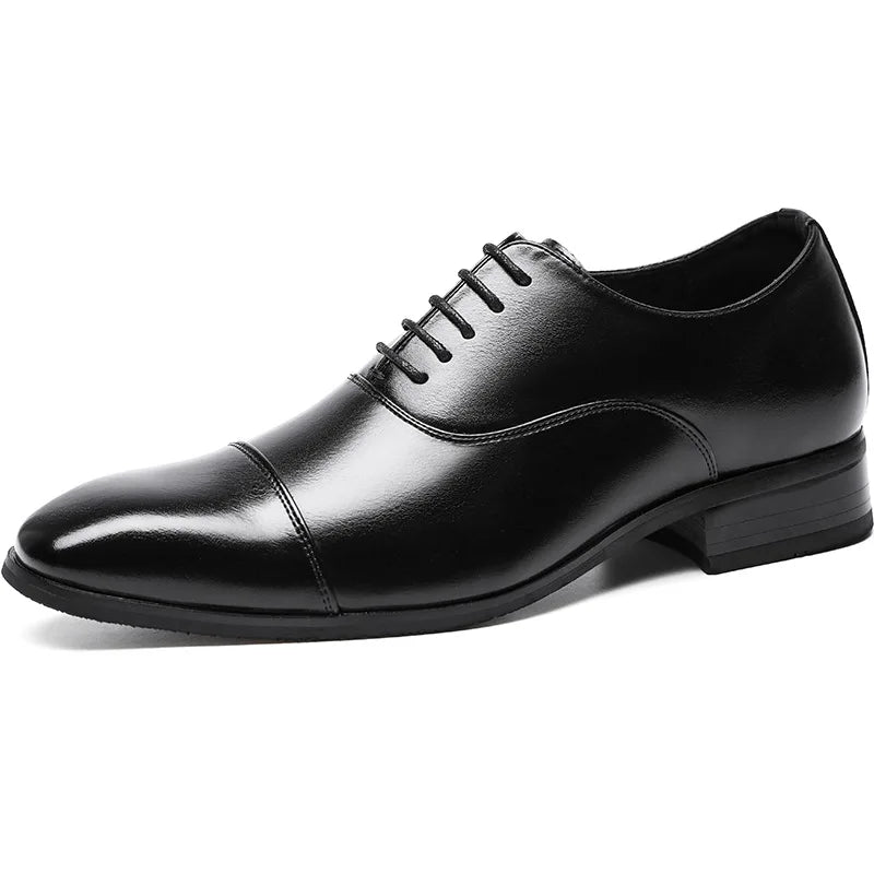 High Quality Men Casual Leather Shoe Classic Business Dress Shoes Fashion Office Oxfords Luxury Wedding Shoes for Men Big Size46