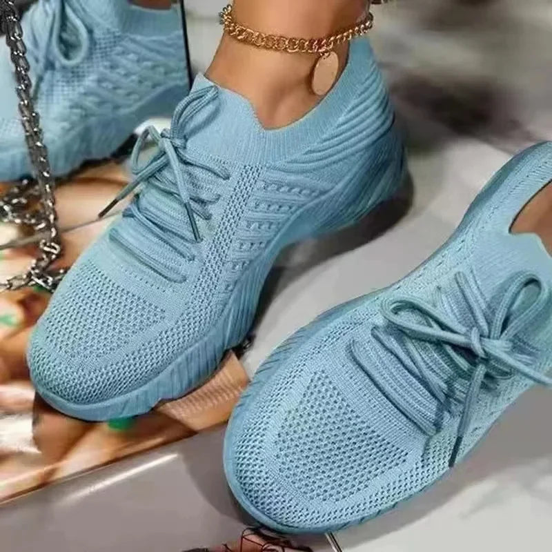Red Casual Sports Shoes Comfort Mesh Shoes Light Shoes