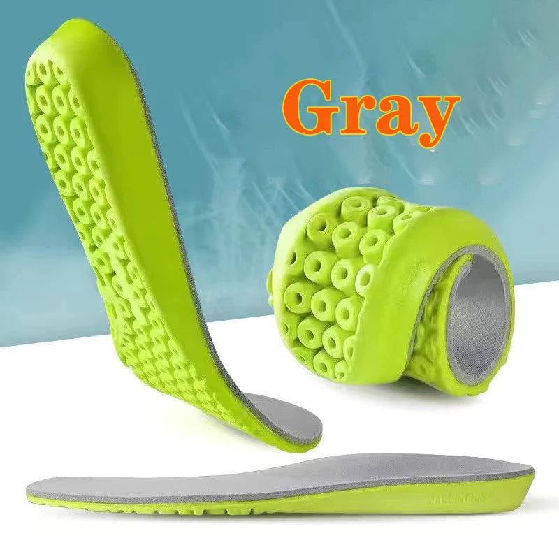 New Sport Insoles for Shoes Men Women Comfortable Baskets Running Insole for Feet Elastic Shock Absorption Memory Foam Shoe Sole