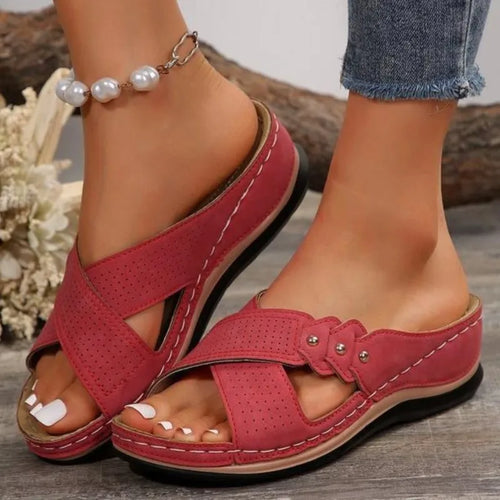 Shoes Sandals Women Summer Open Toe Sandals Woman Casual Women's Sandals Plus Size Ladies Shoes Slip On Female Footwear Slipper