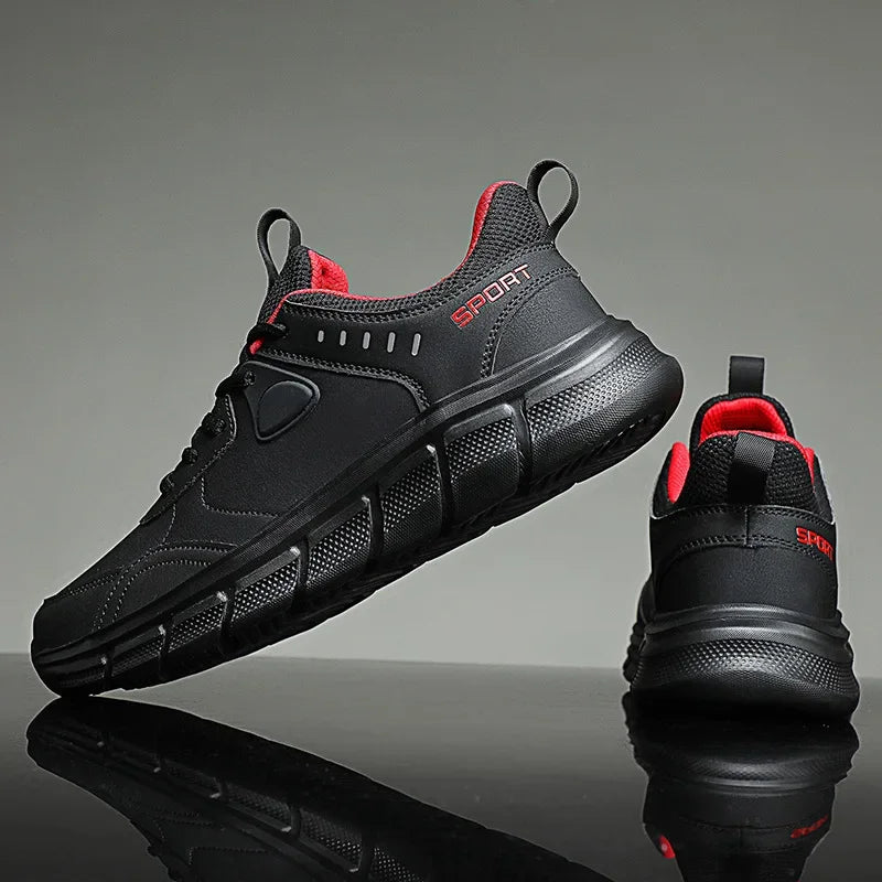Men Waterproof Athletic Sneakers Breathable Comfortable Casual Sneaker Ear-resistant Non Slip Walking Men Shoes Tenis Masculino
