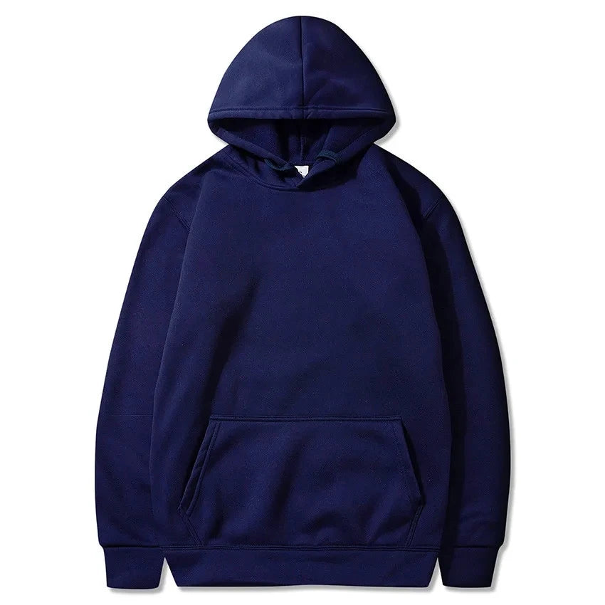 Fashion Men's Hoodie Casual Hoodies Pullovers Sweatshirts Men's Top Solid Color Hoodies Sweatshirt Male
