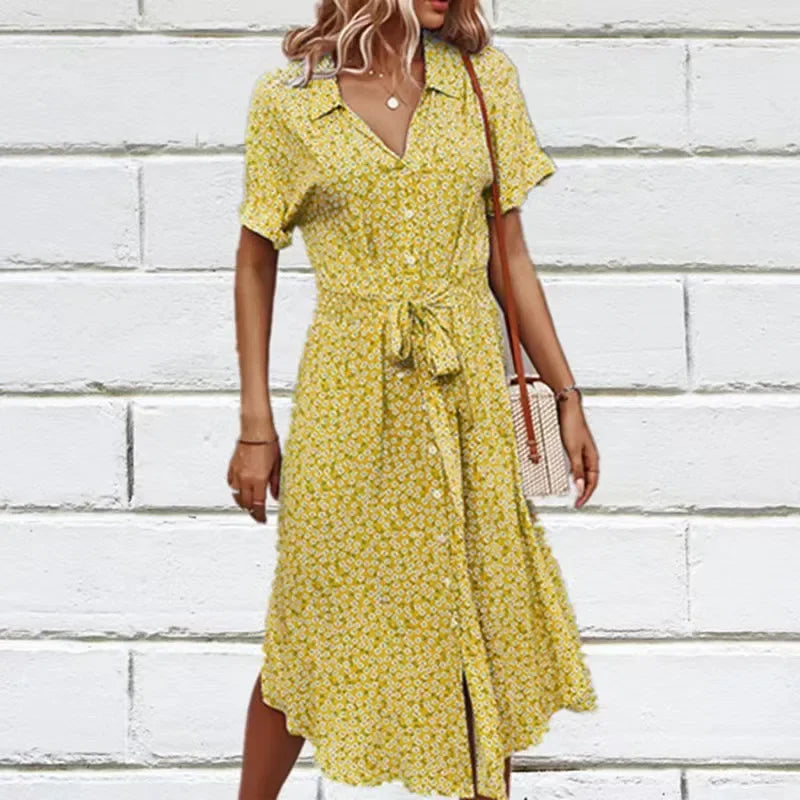 Independent Station Fast Selling Casual Vacation Style Spring Summer Sexy Wide Hem Skirt
