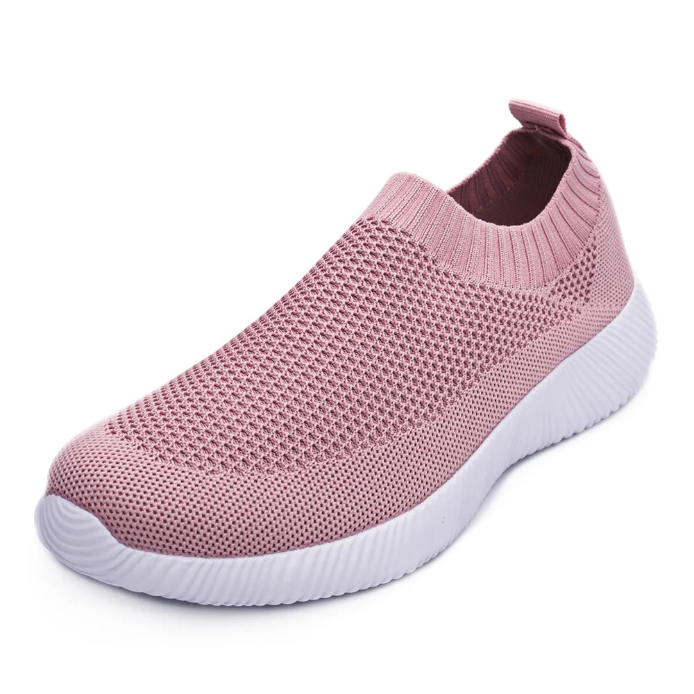 Knitting Sock Sneakers Flat Casual Breathable Sneakers Flats Shoes