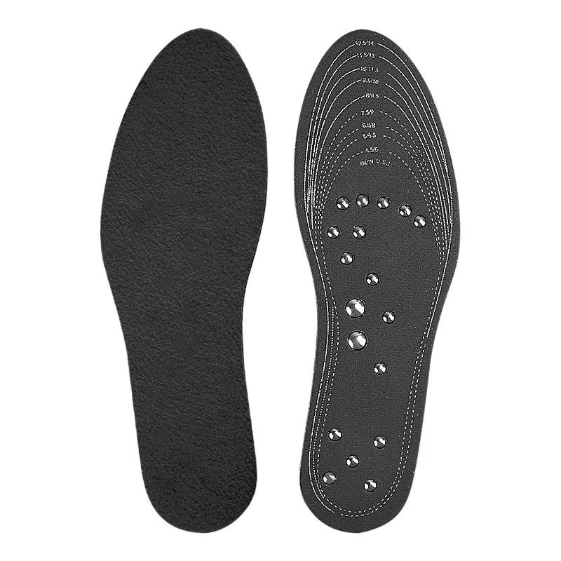 18 Magnets Magnetic Acupressure Massage Health Insoles Foot Therapy Reflexology Pains Relief Insoles for Women and Men Shoe Pads