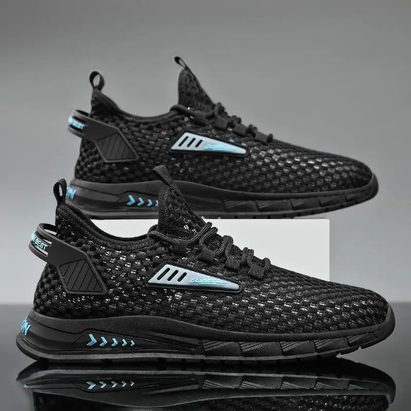 Hollow Mesh Breathable Shoes Men Casual Sports Running Sneakers