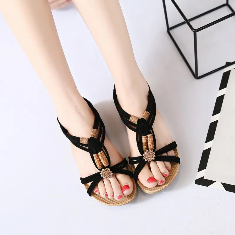 New Summer Women Sandals Bohemia Comfortable Ladies Shoes Beach Gladiator Sandal Women Casual Shoes Simple Female Shoes