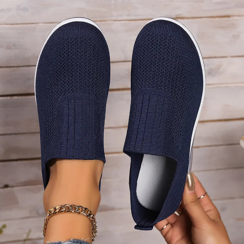 Women Walking Shoes Air Cushion Non Slip Orthopedic Shoes Ladies Platform Mules Breathable Wedge Female Sneakers