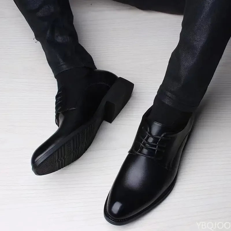 2025 new Fashionable versatile Men Shoes Heightening Shoes Spring British Casual Business flats Casual comfortable Shoes