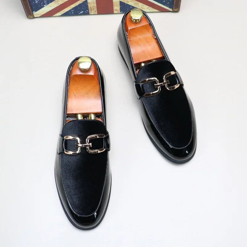 Novel Designer Suede Green Brwon Black Pointed Wedding Oxford Shoes Men Casual Loafers Formal Dress Footwear Zapatos Hombre
