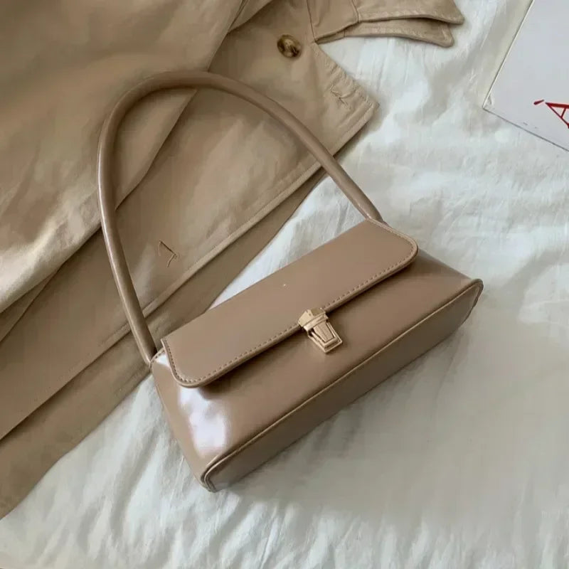 Luxury Brand Crossbody Bags for Women Fashion Design Underarm 2025 Woman Shoulder Bag Female Handbag and Purses Solid Color
