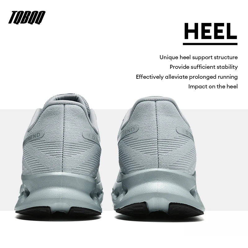 Men's Lightweight Running Shoes Anti-Slip Cushioning Breathable Mesh Sneakers for Jogging Gym Training Fitness Sport Walking