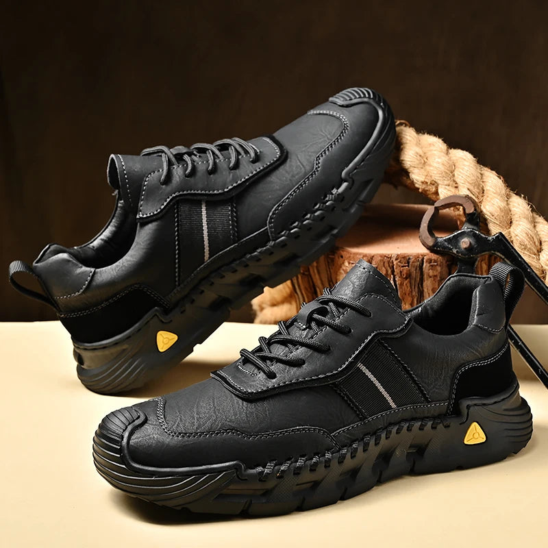 Outdoor Men Running Shoes Versatile Casual Sneakers Breathable Sport Shoes Summer Trainers Casual Leather Male Tenis Masculino