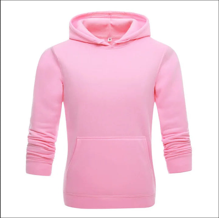 new couple sports style polyester hoodie plus fleece loose hoodie solid color hoodie windproof breathable coat top