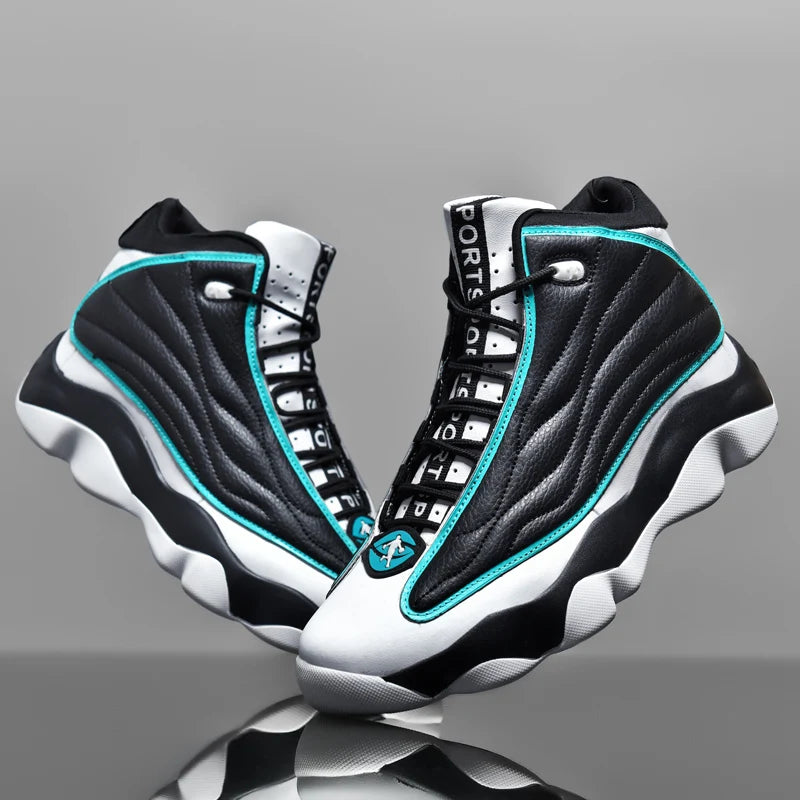 High Quality Mens Fitness Basketball Shoes Basketball Shoes Mens Sneakers Autumn High Top Anti-skid Outdoor Sneakers