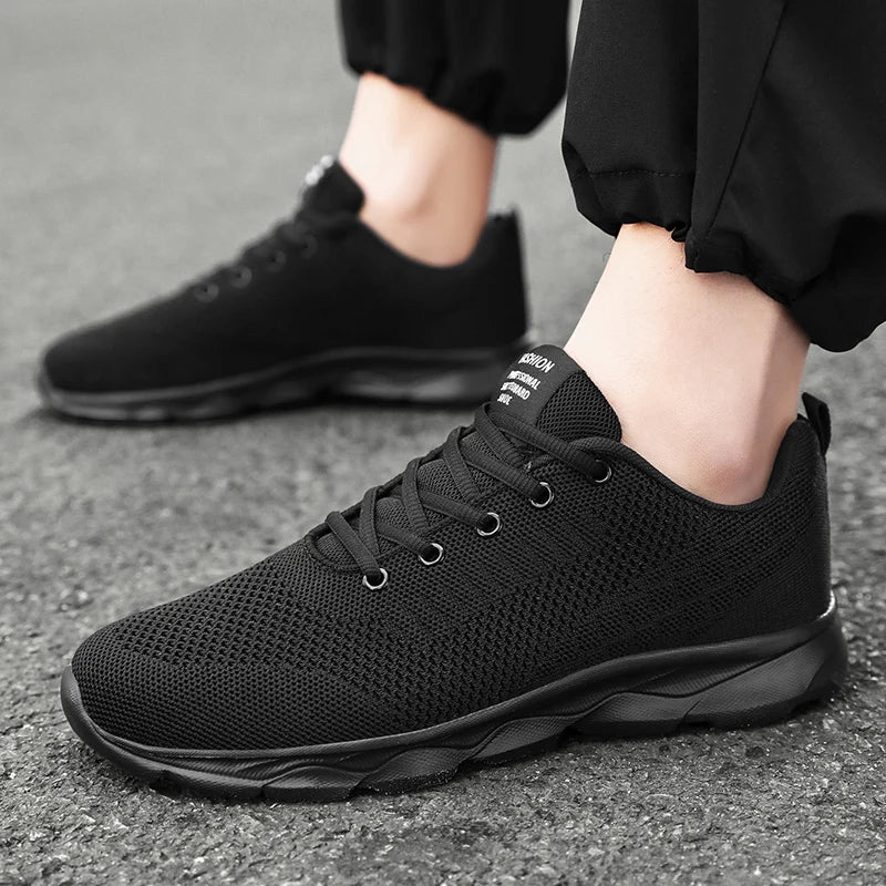 Summer Lightweight Shoes Mesh Running Shoes Breathable Walking Footwear