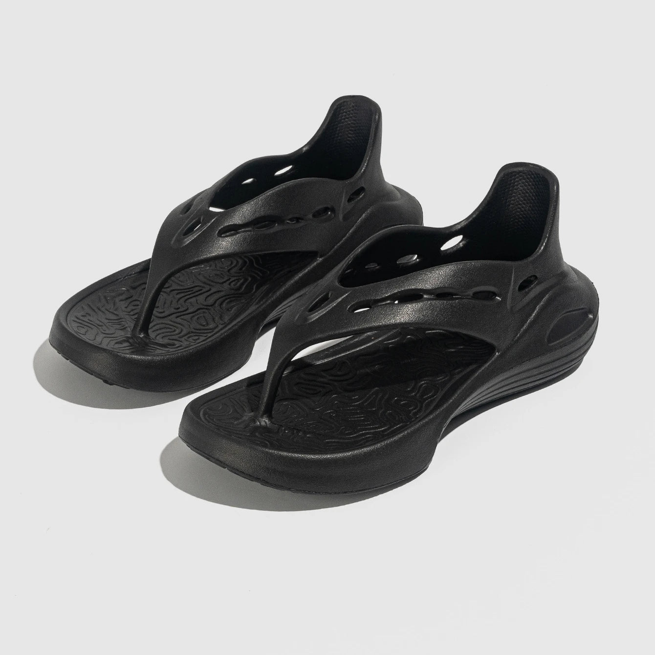 Women's Sport Sandals Summer Flat Flip-Flops Comfortable Casual Slip-On Slippers Lightweight Platform Hollow Design Flip-flops