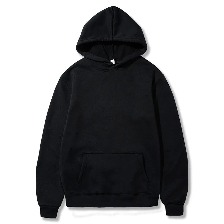 Fashion Men's Hoodie Casual Hoodies Pullovers Sweatshirts Men's Top Solid Color Hoodies Sweatshirt Male