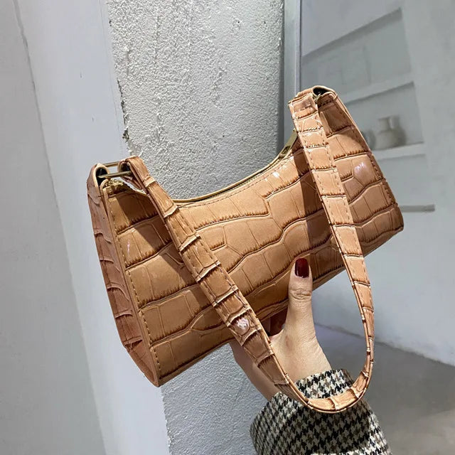 Fashion Exquisite Shopping Bag Retro Casual Women Totes Shoulder Bags Female Leather Solid Color Chain Handbag for Women сумка