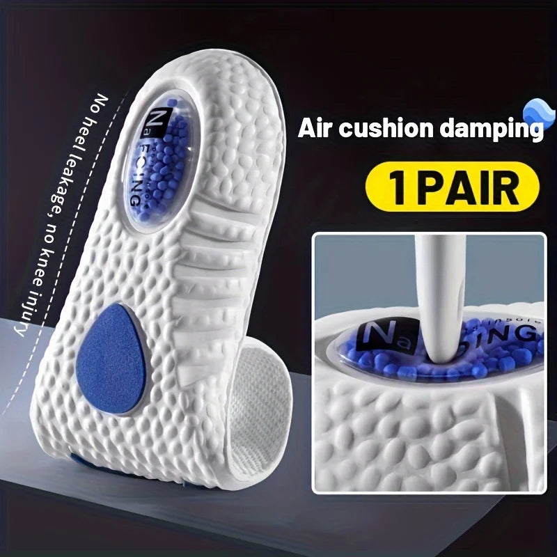 1 Pair EVA Insoles for Shoes Sole Shock Absorption Deodorant Breathable Cushion Running Insoles for Feet Man Women