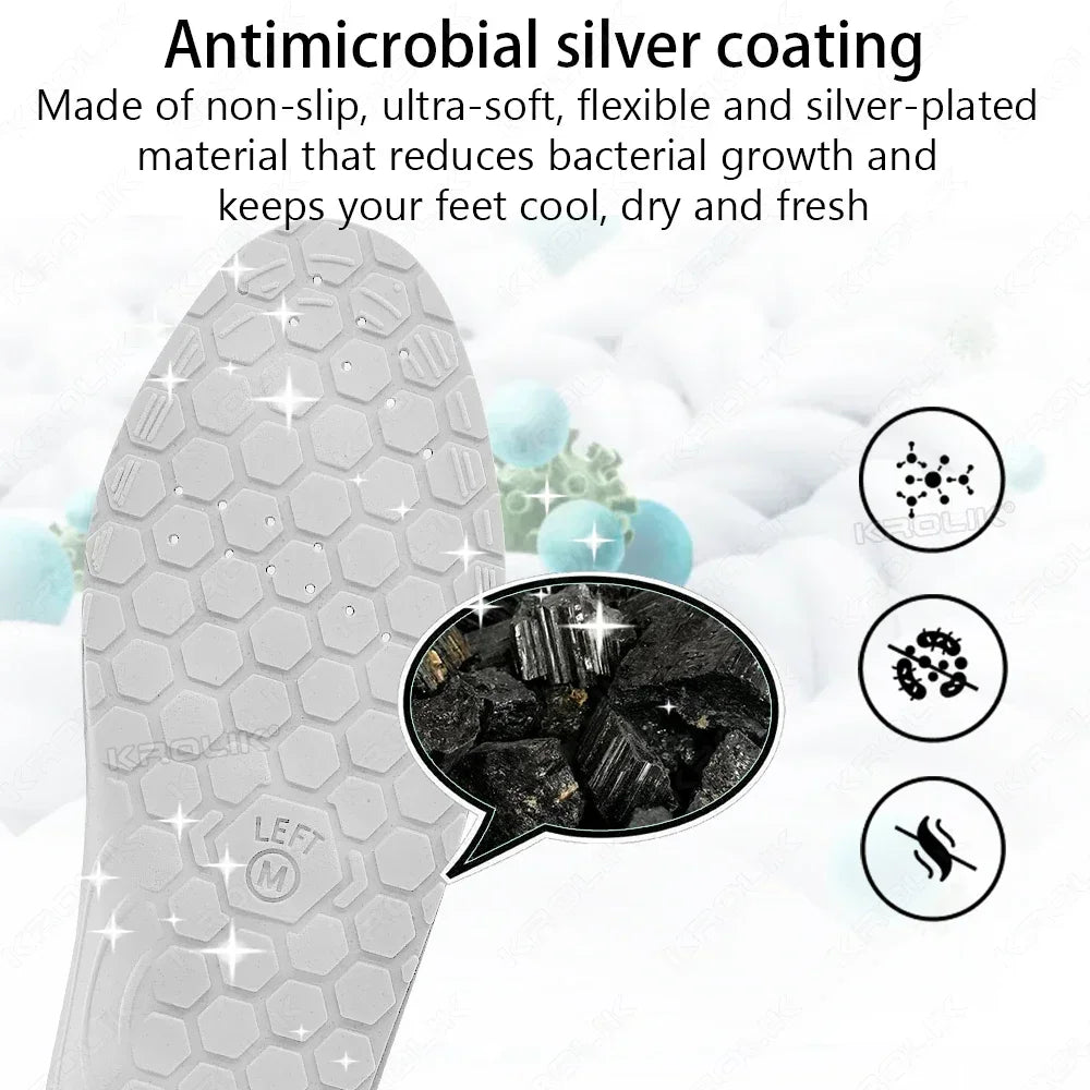 1 Pair Acupressures Insoles Magnetic Insoles for Women Men EVA Foot Massage Orthopedic Acupressures Insoles Pads for Weight Loss