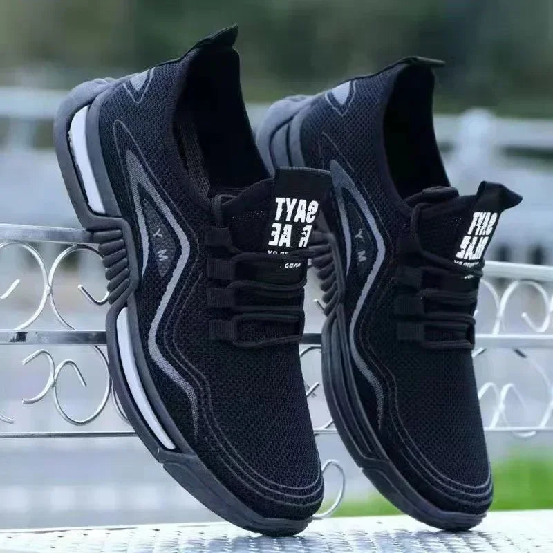 Men's Shoes Summer Soft Bottom Casual Hundred Trendy Breathable Mesh Sports Running Shoes Men's Man Shoes Zapatos Hombre