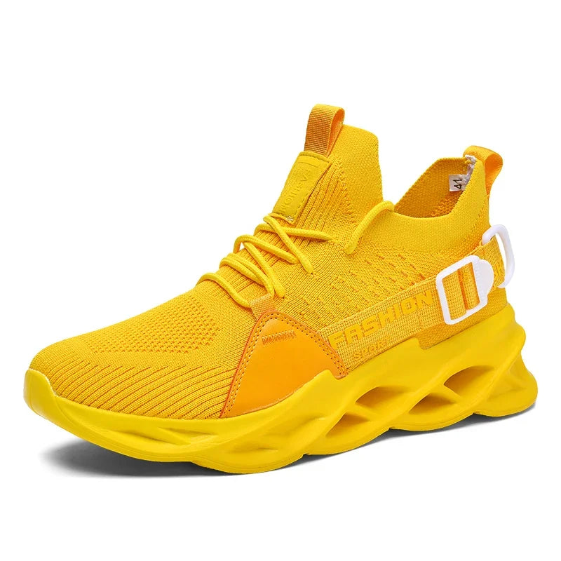 2025 Men's Shoes Fashion Lightweight Breathable Mesh Sports Shoes Outdoor Leisure Slow Walking Running Shoes Large Size 38-46